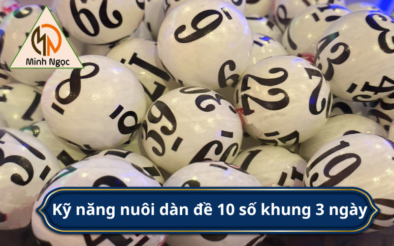 Kỹ năng nuôi dàn đề 10 số khung 3 ngày