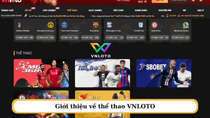 Giới thiệu về thể thao VNLOTO