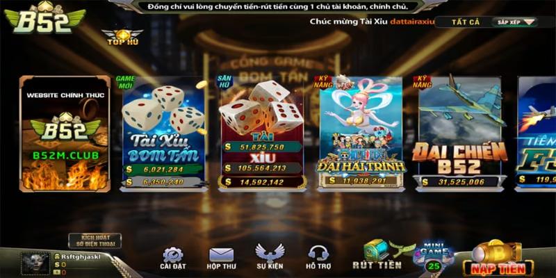 Chơi game thoải mái tại địa chỉ B52